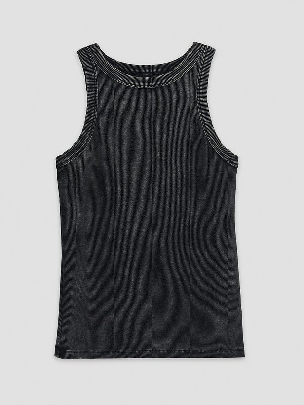 MARK FORMELLE Топ 606036 112744 ACID WASH черный
