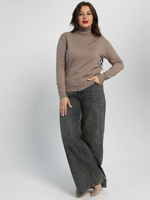 LT Collection Водолазка 606104 Б16199-20М Коричневый