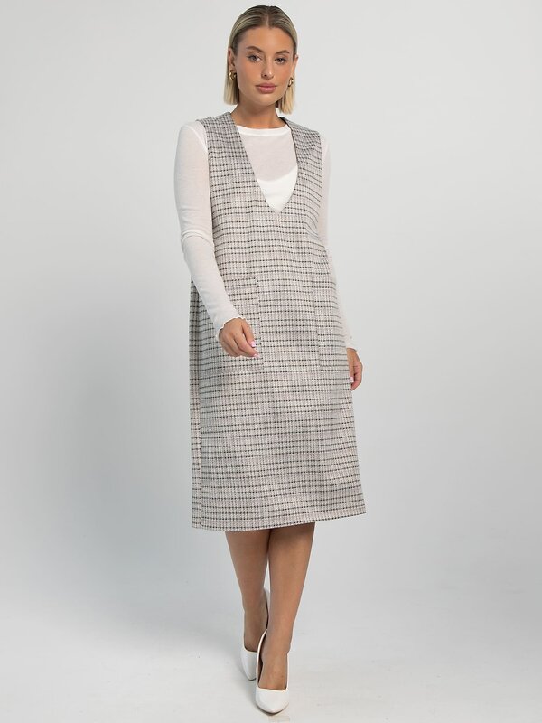 LT Collection Сарафан 606105 П16216-9М Белый