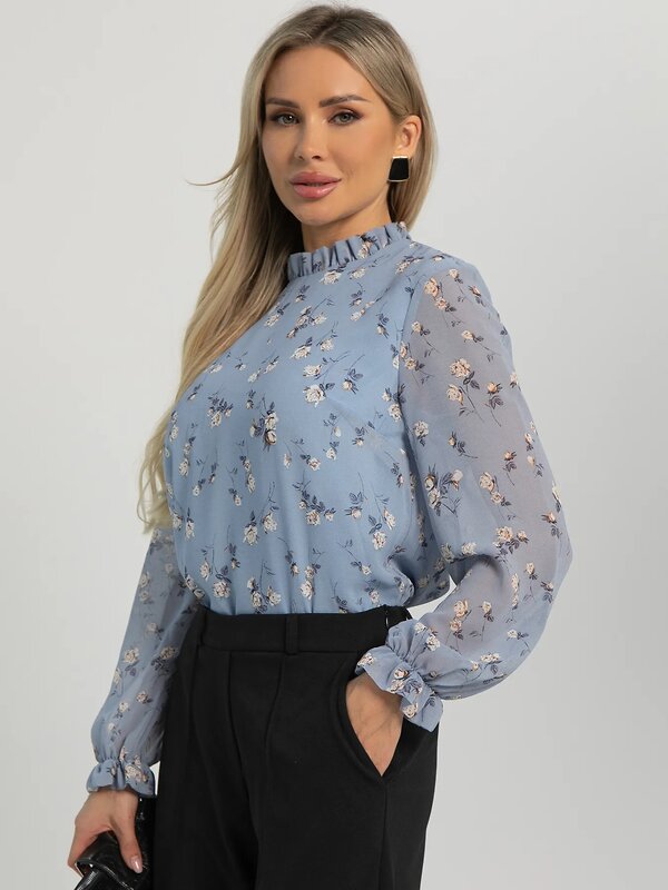 LT Collection Блуза 606200 Б16235-53М Голубой