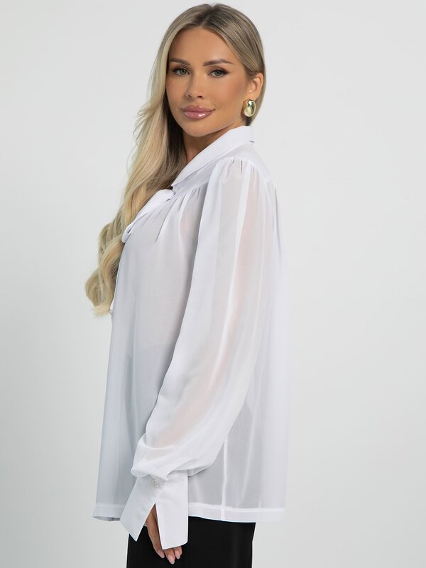 LT Collection Блуза 606560 Б16254-1М Белый