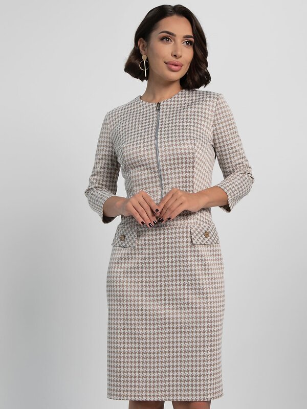 LT Collection Платье 606632 П16039-19М Бежевый