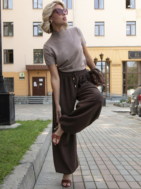 LT Collection Брюки 606646 Б16301-7М Коричневый