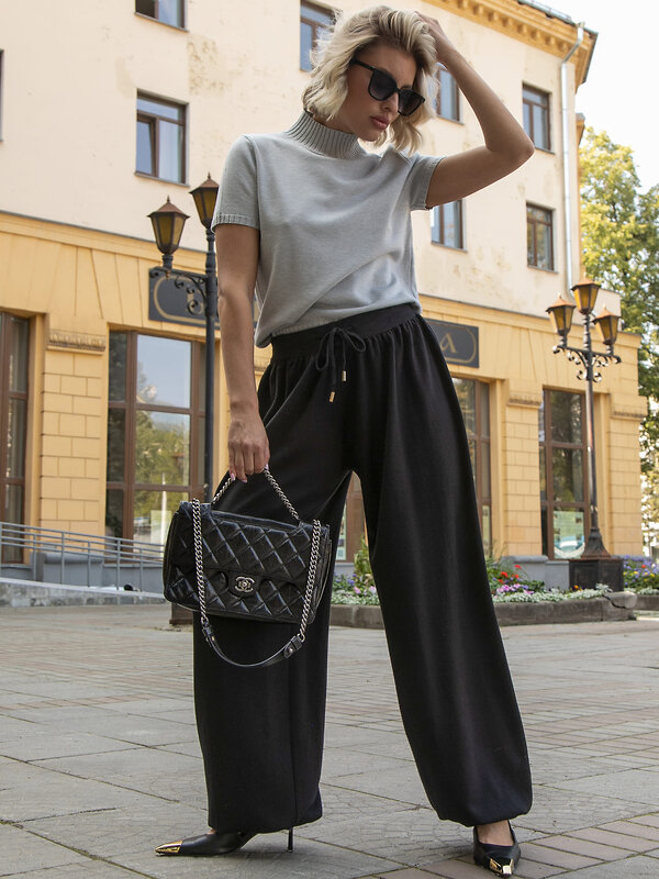 LT Collection Брюки 606647 Б16300-7М Черный
