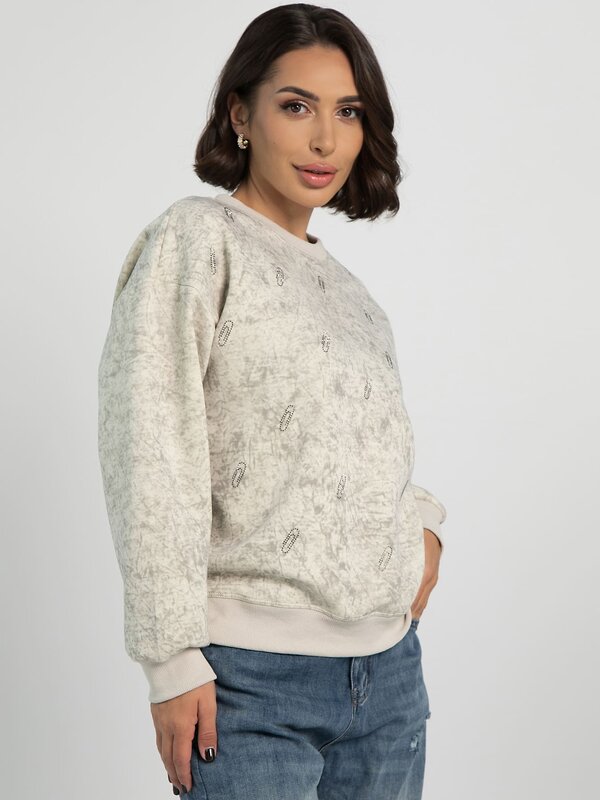 LT Collection Свитшот 606653 Б16335-20М Бежевый