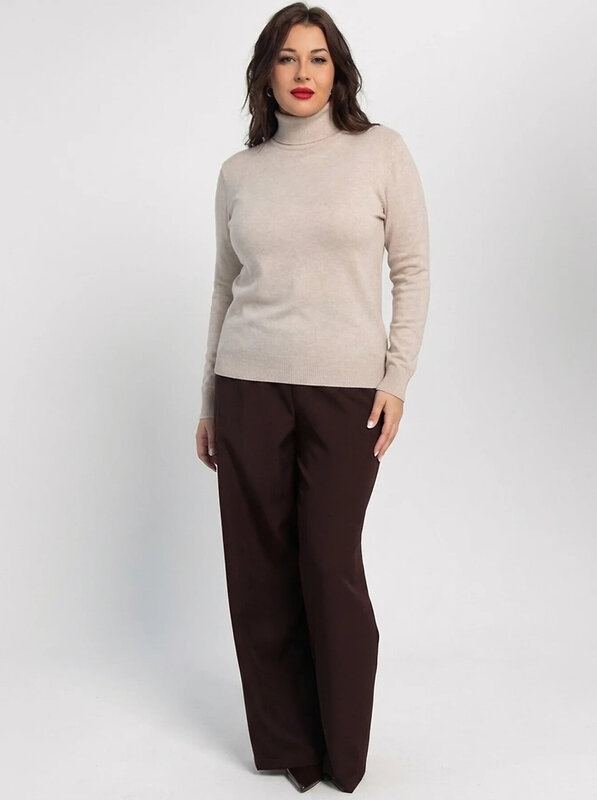 LT Collection Водолазка 606898 Б16200-20М бежевая