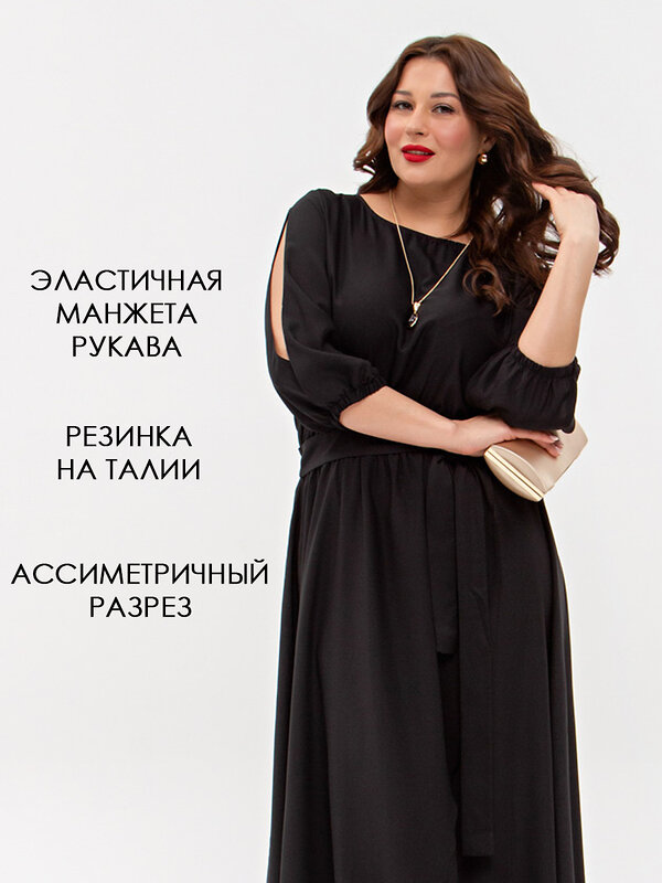 LT Collection Платье 606902 П16366-1М черное