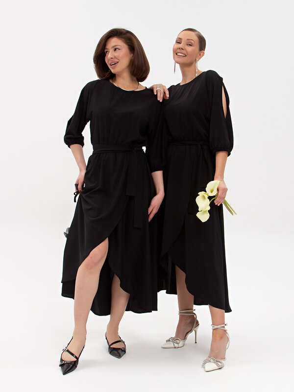 LT Collection Платье 606902 П16366-1М черное