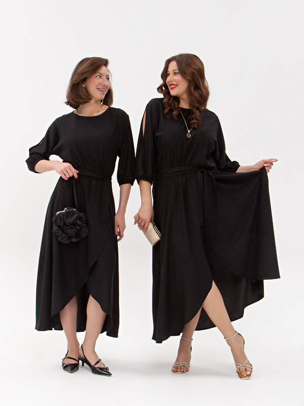 LT Collection Платье 606902 П16366-1М черное