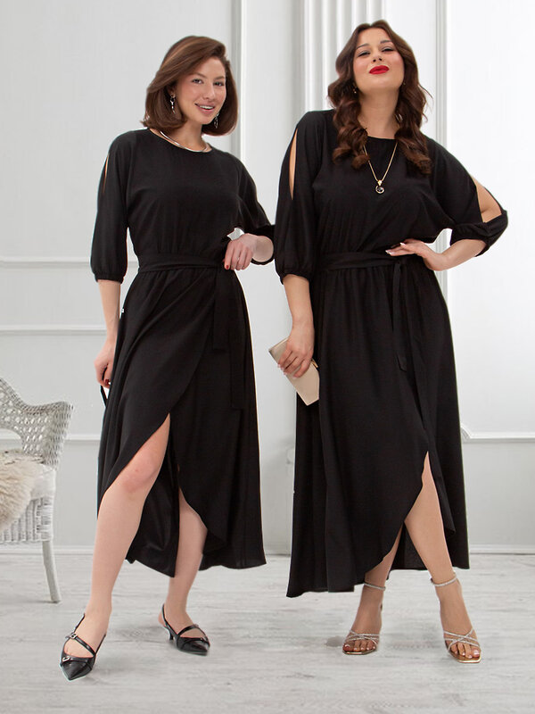 LT Collection Платье 606902 П16366-1М черное