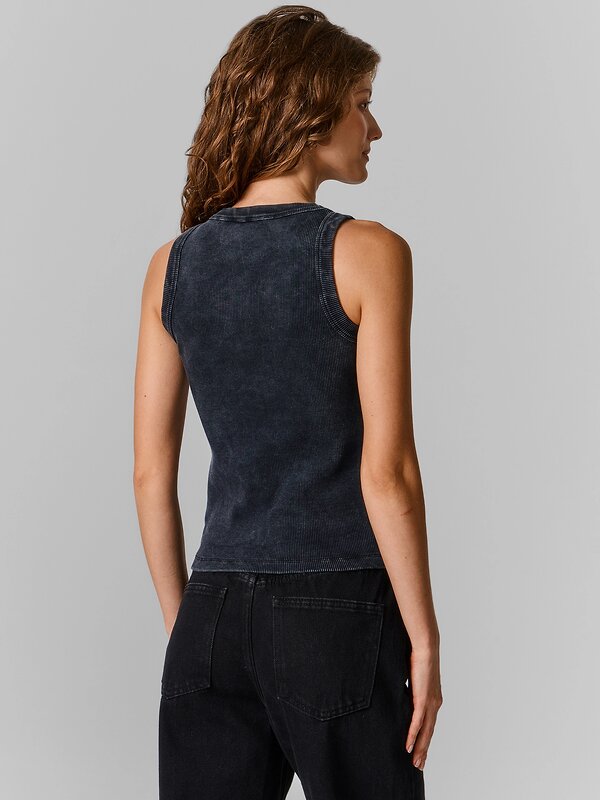 MARK FORMELLE Топ 606936 302842 ACID WASH черный