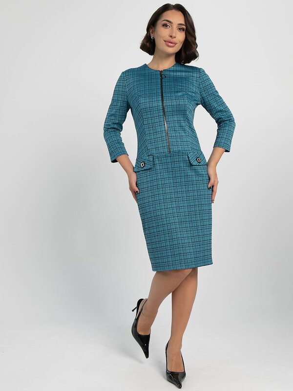 LT Collection Платье 607099 П16298-19М Голубой