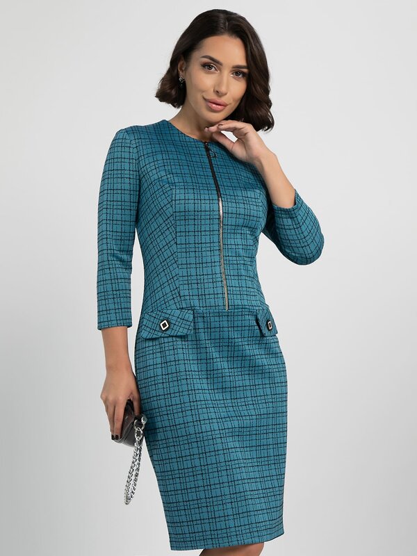 LT Collection Платье 607099 П16298-19М Голубой