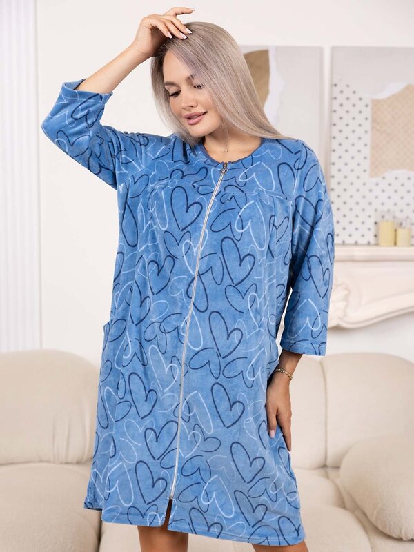 Текс-плюс Халат 607130 НФ-00250396 Голубой
