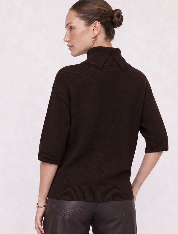 VILATTE Свитер 607399 D34.212 коричневый