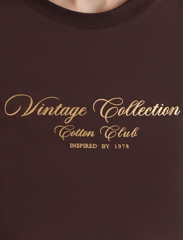 VILATTE Футболка 607427 D49.176 шоколад_vintage