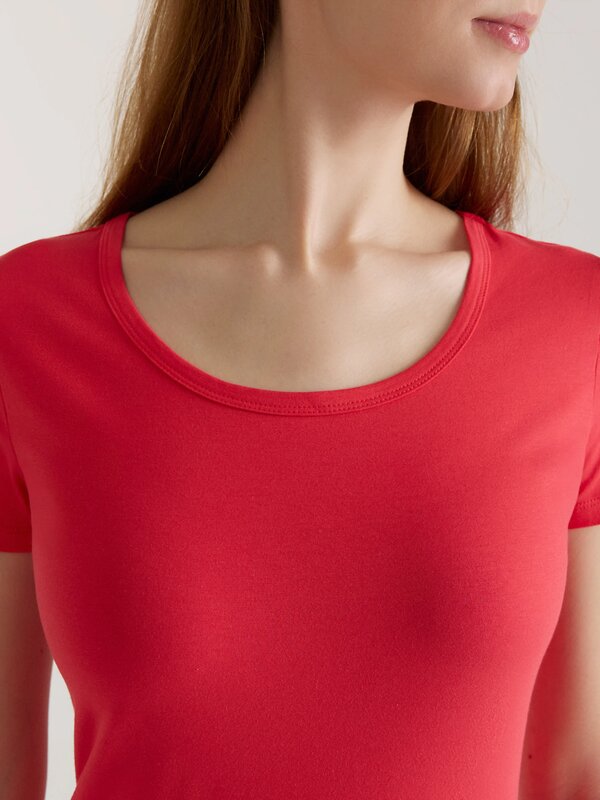 Conte elegant Футболка 607601 BASIC COLLECTION LF 2022 (пакет) red