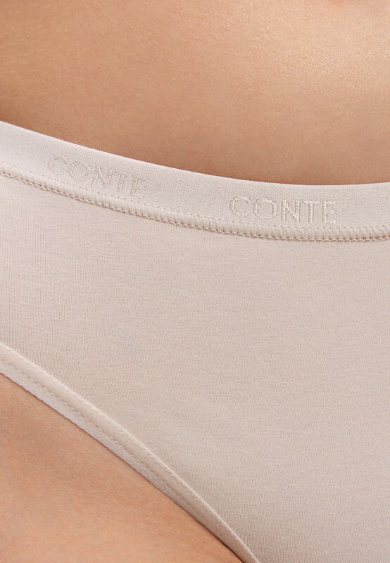 Conte elegant Трусы 607604 COMFORT COTTON LST 5569 (коробочка) natural