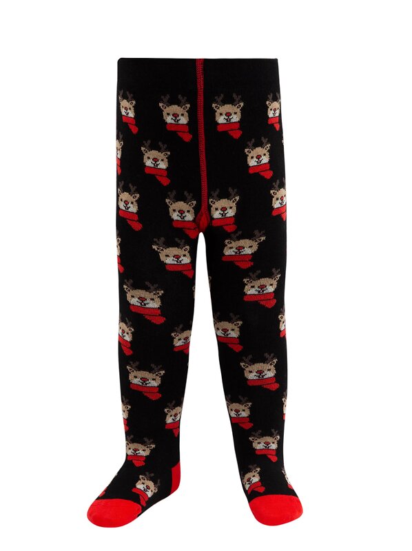 CONTE-KIDS Колготки 607780 NEW YEAR 21С-31/1СП черный