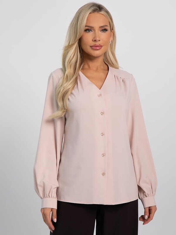 LT Collection Блуза 608248 Б16247-16М пудровый