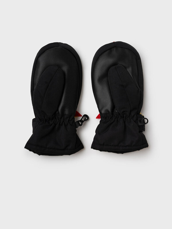 PLAYTODAY Варежки 608471 32612047 черный,красный,оранжевый