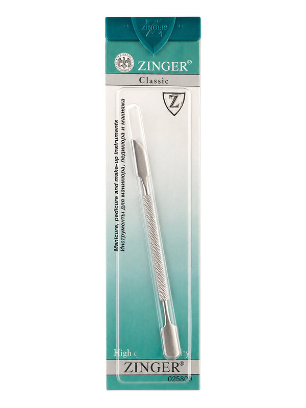 Zinger Шабер для маникюра двусторонний / B 150 S cvd12cm, лопатка, топорик 608585 5346 