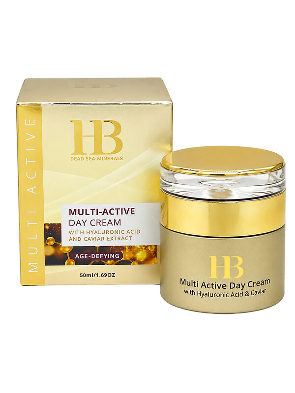 HB (Health & Beauty) Мультиактивный дневной крем для лица с гиалуроновой кислотой и экстрактом черной икры, 50 мл 608589 28633 