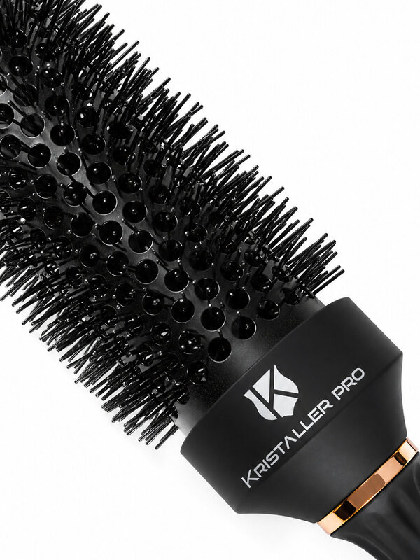 Kristaller Термобрашинг для укладки волос XL / Ceramic + Ionic TG-39/32, 32 мм, черный 608624 28597 