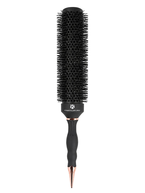Kristaller Термобрашинг для укладки волос XL / Ceramic + Ionic TG-39/45, 45 мм, черный 608625 28598 