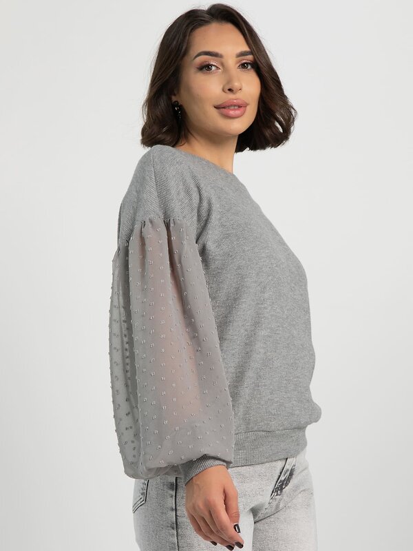 LT Collection Джемпер 608669 Б16325-1М Серый