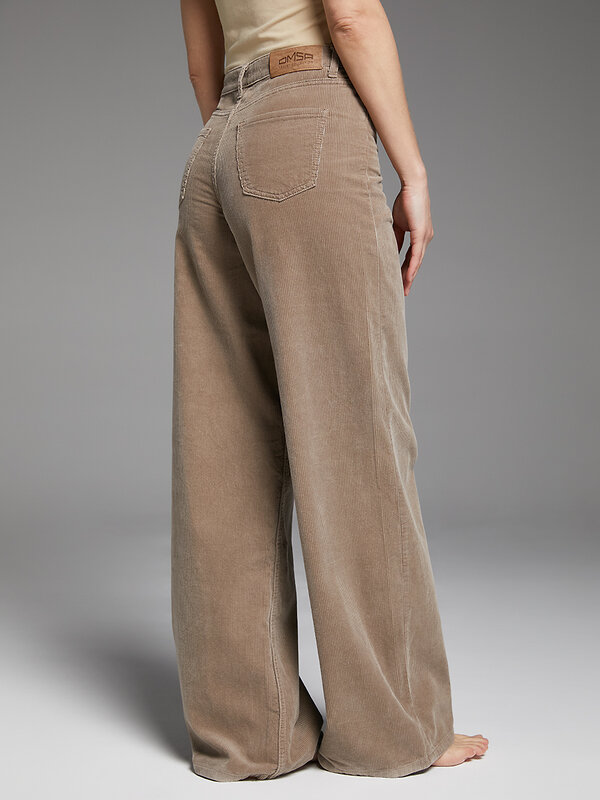 Omsa Брюки 608728 OmD 150 WIDE LEG Брюки вельвет жен. Beige (Бежевый)
