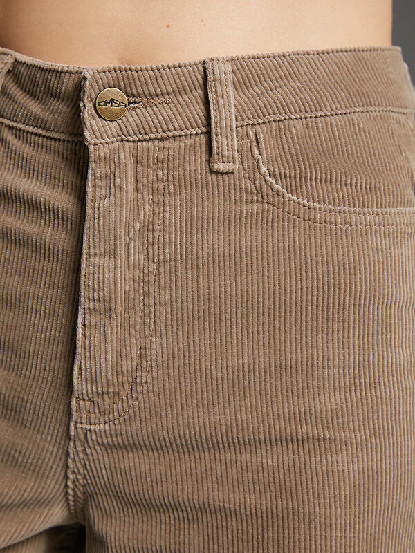 Omsa Брюки 608728 OmD 150 WIDE LEG Брюки вельвет жен. Beige (Бежевый)
