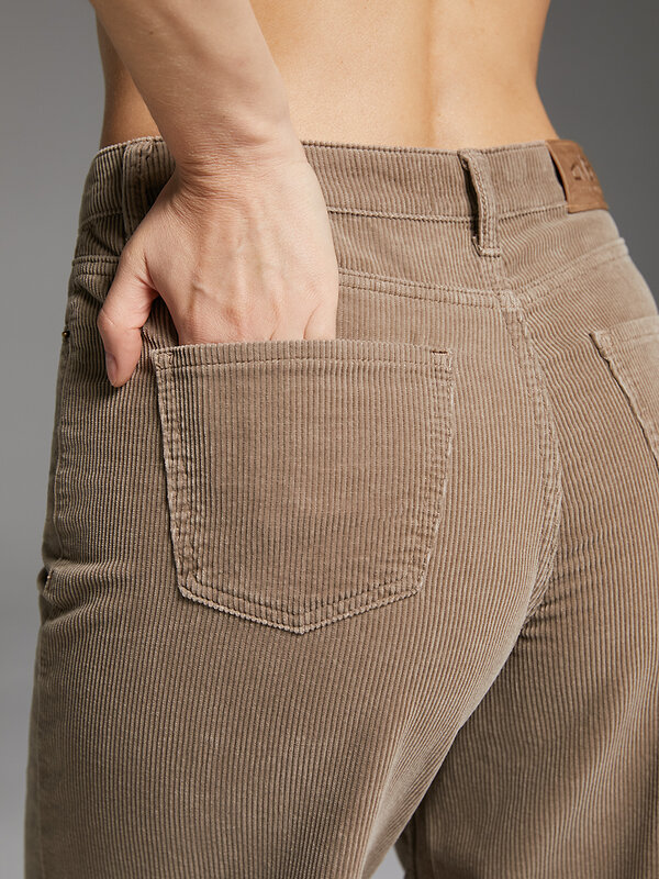 Omsa Брюки 608728 OmD 150 WIDE LEG Брюки вельвет жен. Beige (Бежевый)