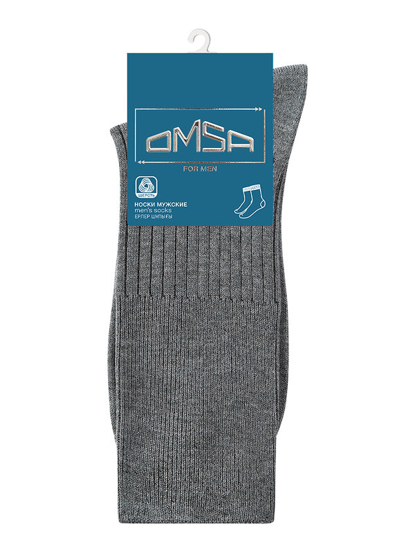 Omsa Носки 608733 OMSA COMFORT 310, WO+PC Grigio Scuro (Серый)