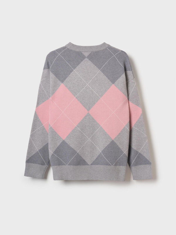 PLAYTODAY Джемпер 608781 32666153 молочный,серый,розовый