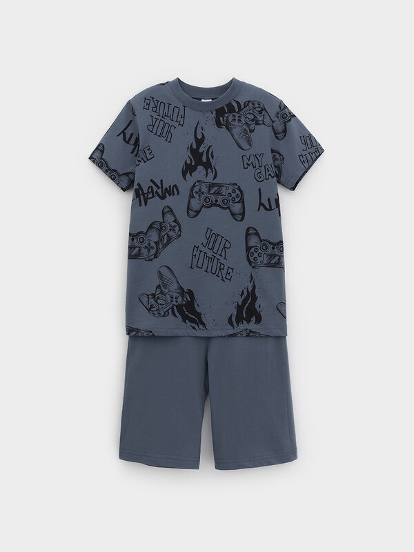 CROCKID Пижама 608865 К 1614 синий