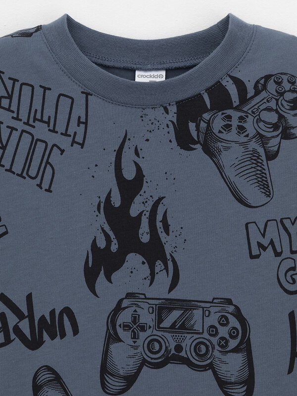 CROCKID Пижама 608865 К 1614 синий