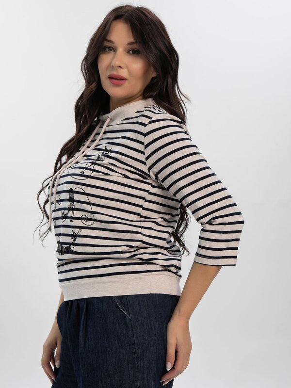LT Collection Блуза 608935 Б16371-20М Бежевый