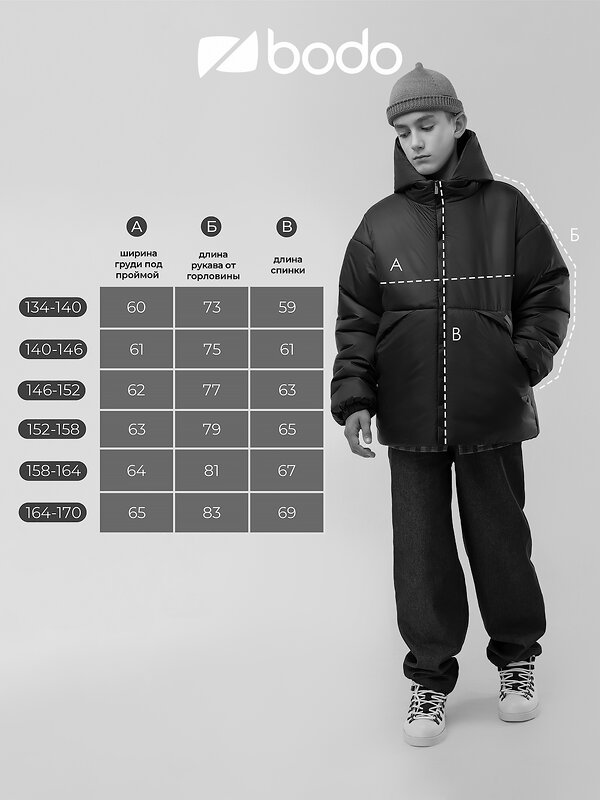 Bodo Куртка 608981 49-21MU черный