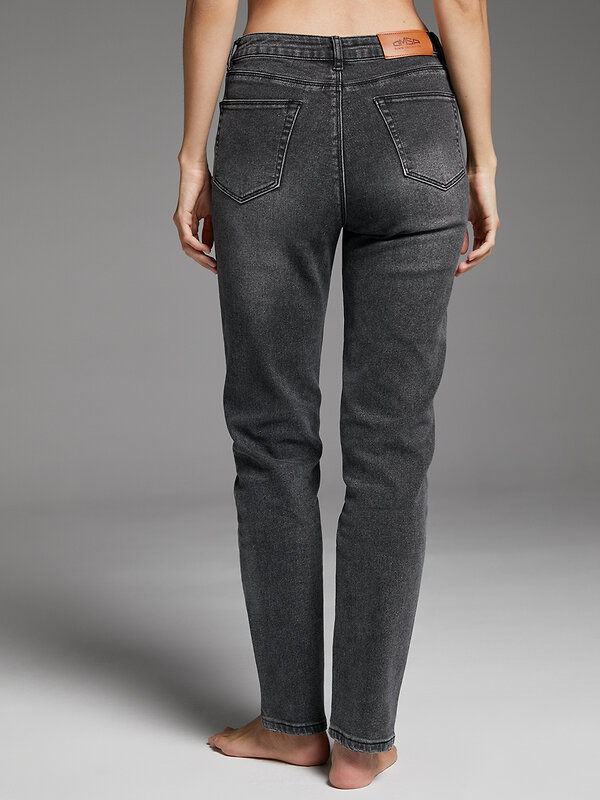 Omsa Джинсы 609314 OmD 1200-1 CLASSIC Джинсы жен. Grigio Scuro Wash (Серый)