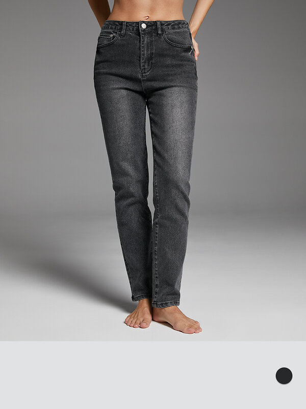 Omsa Джинсы 609314 OmD 1200-1 CLASSIC Джинсы жен. Grigio Scuro Wash (Серый)