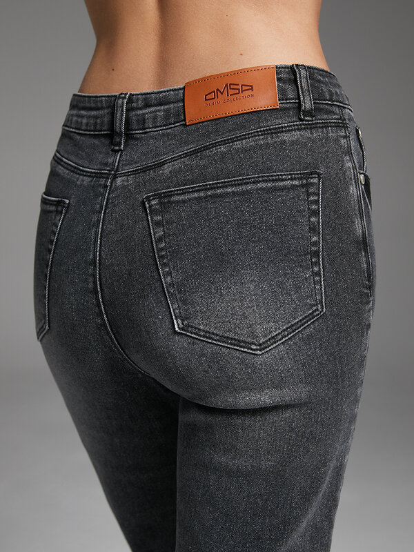 Omsa Джинсы 609314 OmD 1200-1 CLASSIC Джинсы жен. Grigio Scuro Wash (Серый)