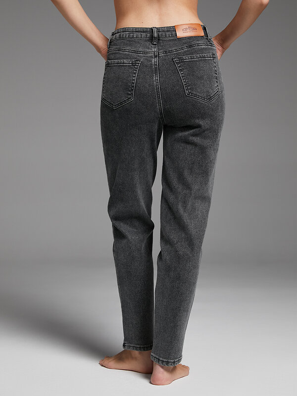 Omsa Джинсы 609315 OmD 1300 MOM Grigio Scuro Wash (Серый)