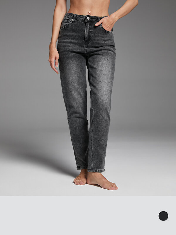 Omsa Джинсы 609315 OmD 1300 MOM Grigio Scuro Wash (Серый)
