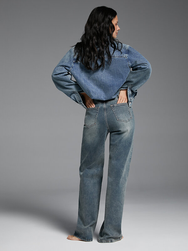Omsa Джинсы 609318 OmD 1400 STRAIGHT Grigio Jeans Wash (Серый)