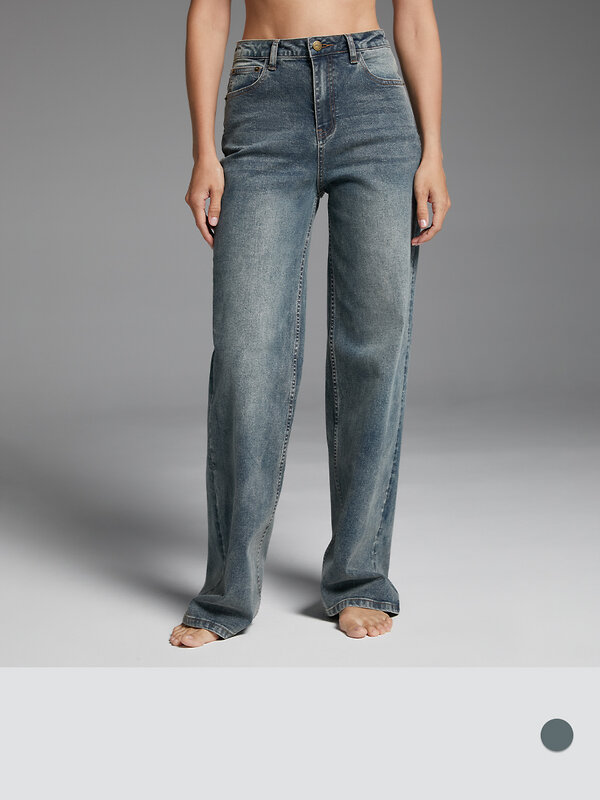 Omsa Джинсы 609318 OmD 1400 STRAIGHT Grigio Jeans Wash (Серый)