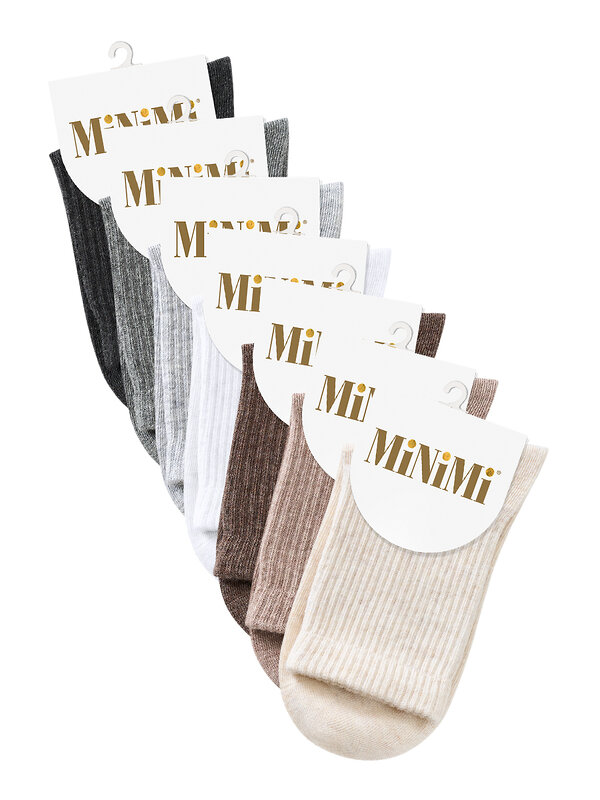 Minimi Носки 609339 MINI COTONE 1205 Beige Melange (Бежевый)