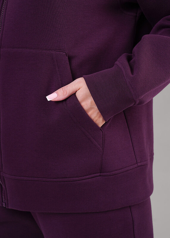 CLEVER Толстовка 609401 LJ16-106 т.фиолетовый