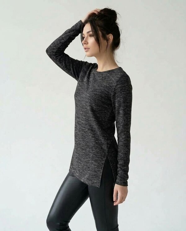 Натали Джемпер 609537 Джемпер Дзен К графит