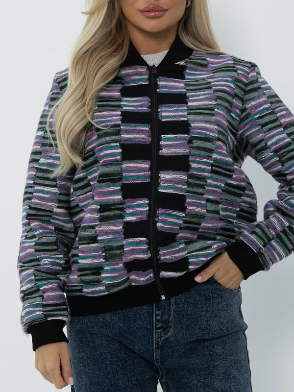 LT Collection Бомбер 609623 Б16374-3М сиреневый